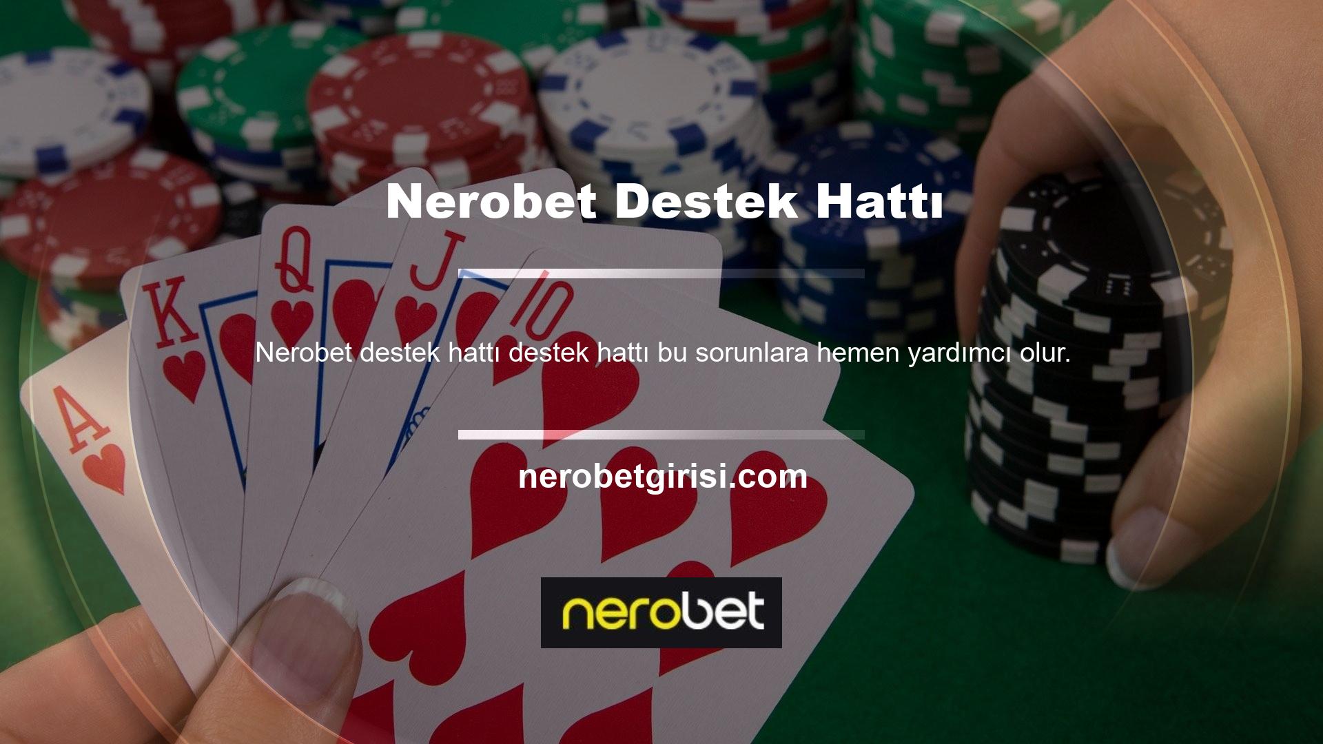 Destek hattı her zaman mevcuttur