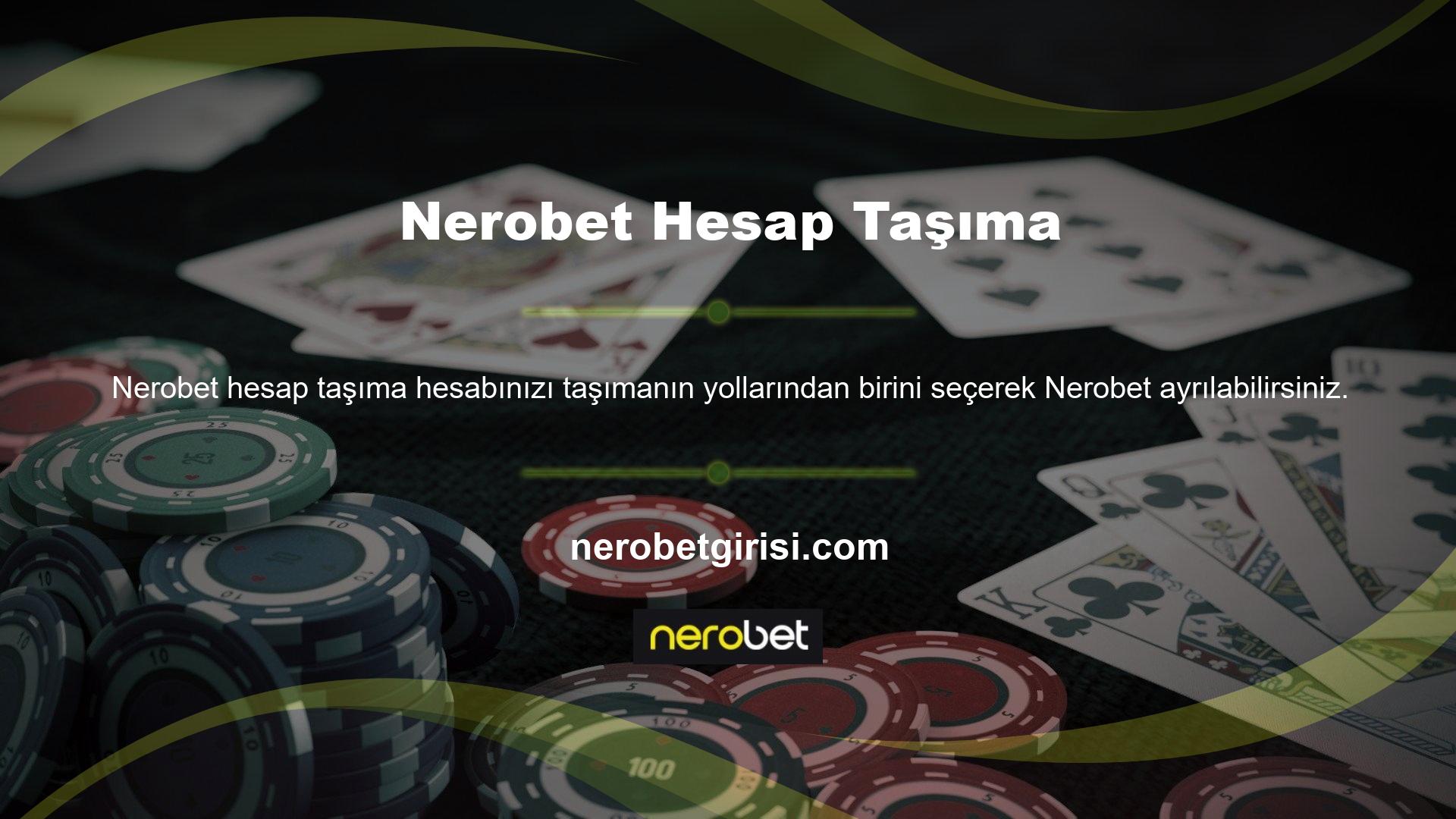 Nerobet geri çekildiğiniz parayı 15 dakikadan daha kısa bir sürede hesabınıza taşıyabilirsiniz
